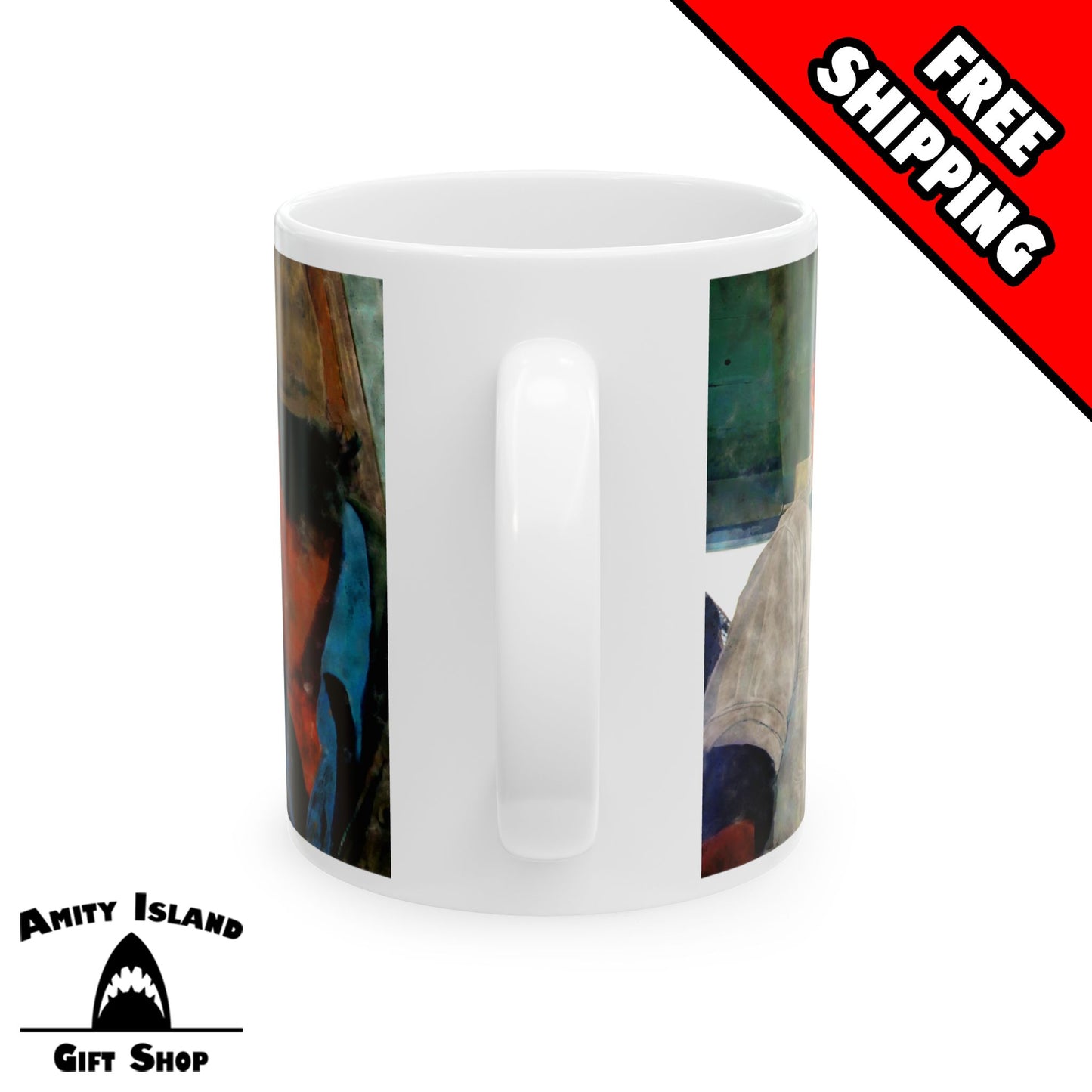 Need a Bigger Boat 11 oz Mug - Jaws Inspired Artwork - Chief Brody and Quint