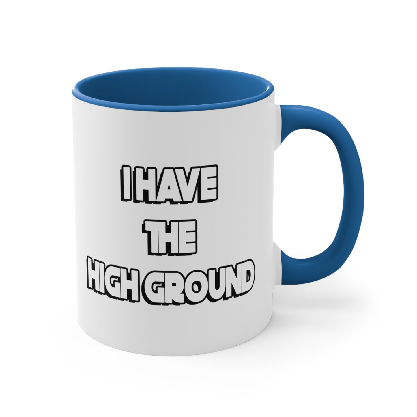 Star Wars - I Have the High Ground Coffee Mug - Obi-Wan Kenobi Mug - Blue