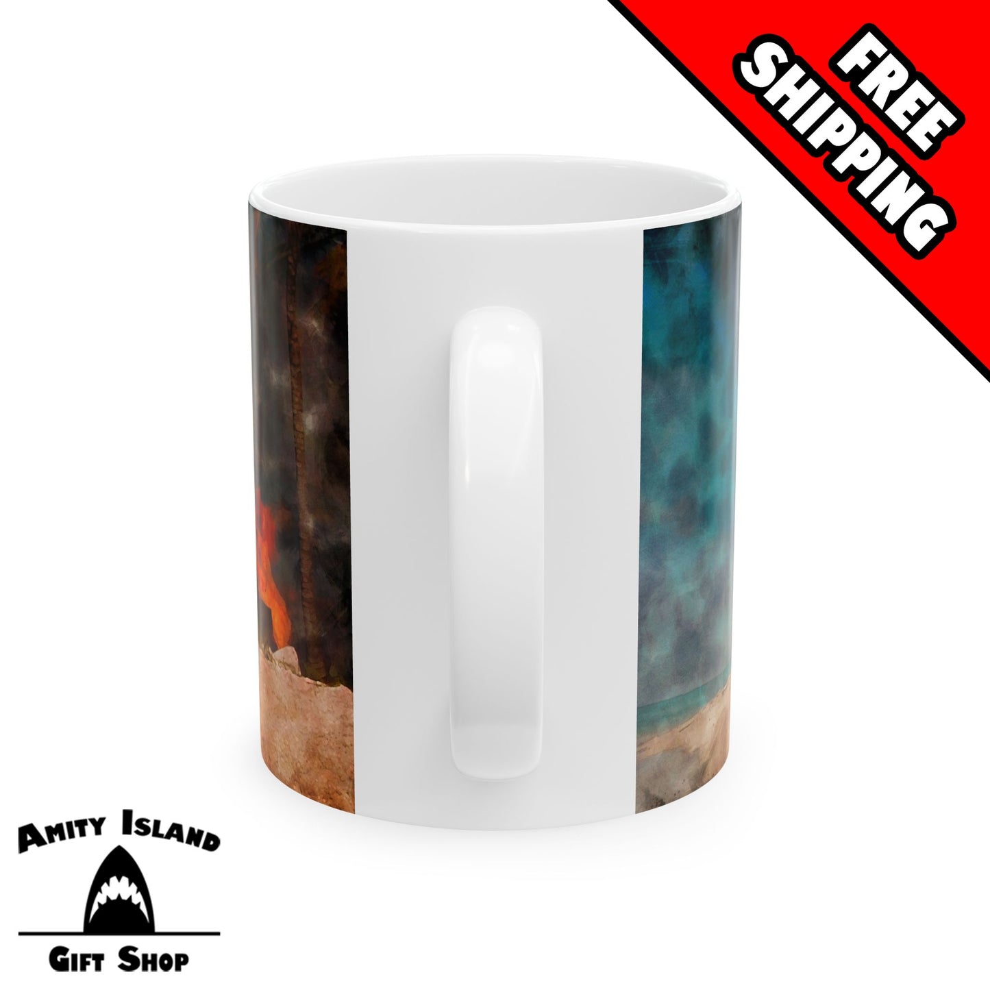 Pirates of the Caribbean Inspired Mug - Why's the Rum Gone? - Captain Jack and Elizabeth Swann