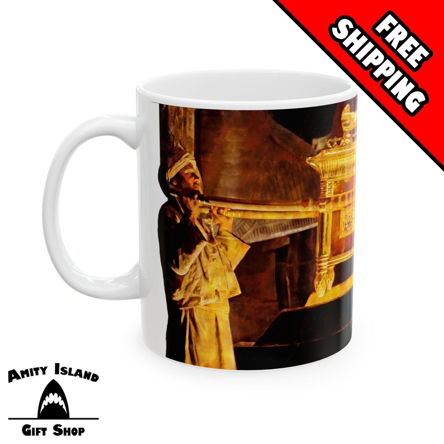 Somewhere in Tanis Raiders of the Lost Ark Inspired Mug - Indiana Jones and Salah