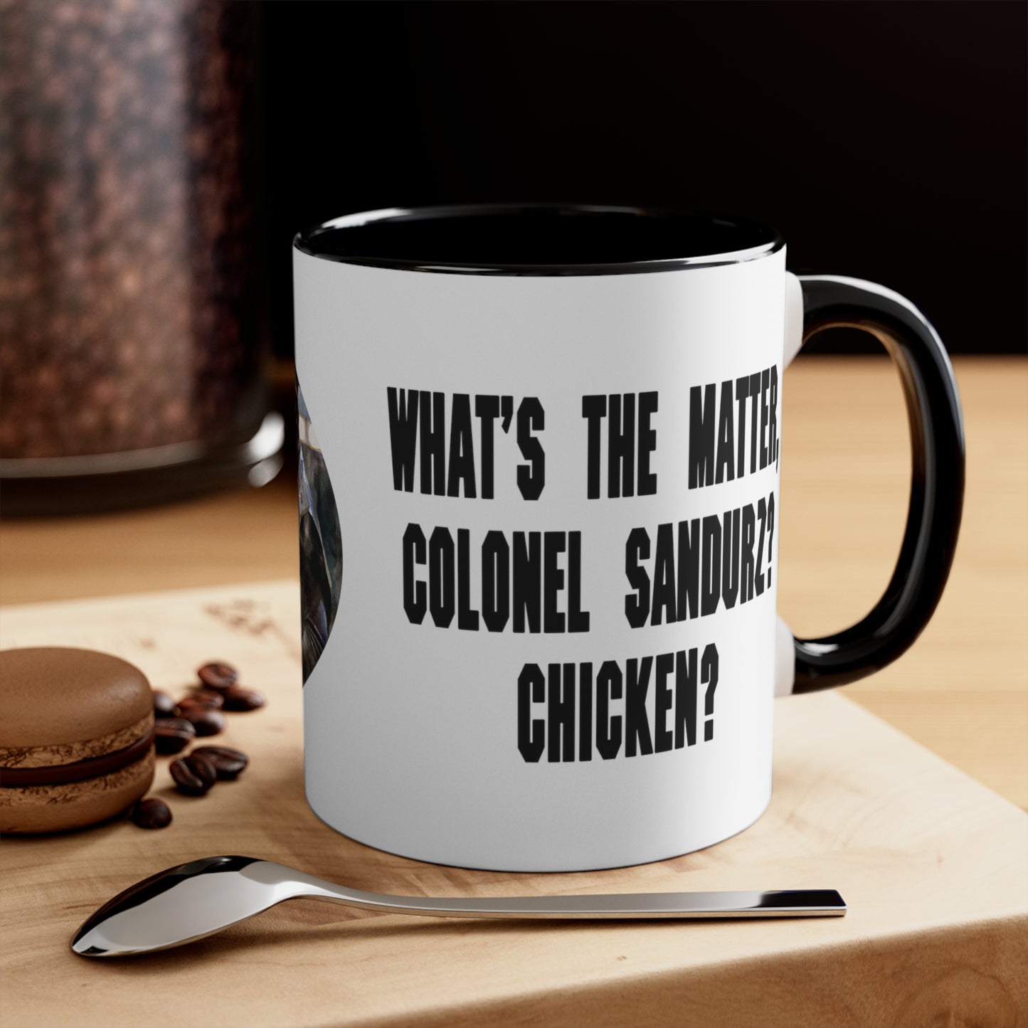 Chicken? - Spaceballs Inspired Accent Coffee Mug, 11oz
