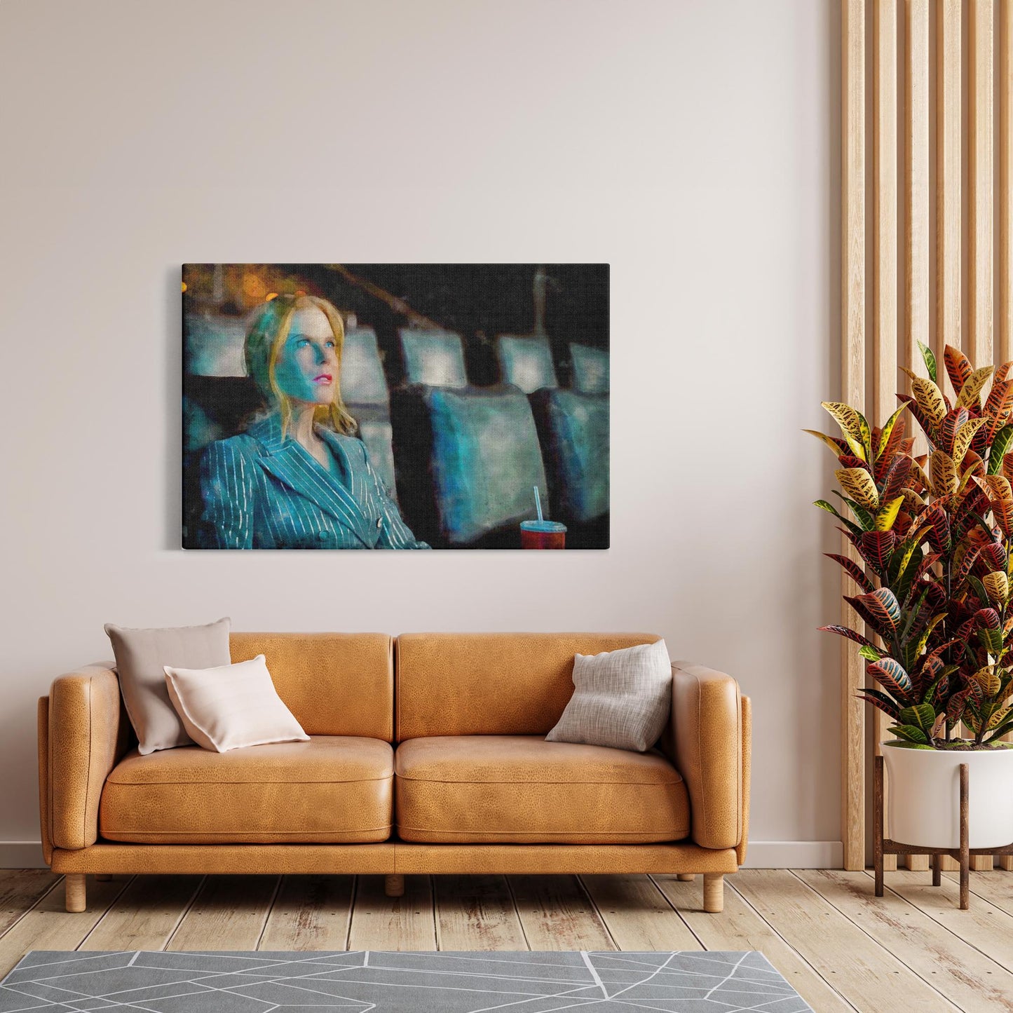 In a Place Like This - Massive 60x40 Canvas Print - Nicole Kidman Inspired AMC Movie Ad Original Artwork - Home Theater - Movie Room