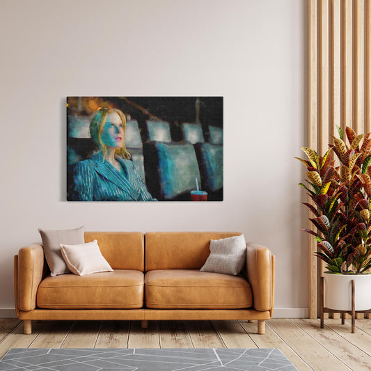 In a Place Like This - Massive 60x40 Canvas Print - Nicole Kidman Inspired AMC Movie Ad Original Artwork - Home Theater - Movie Room