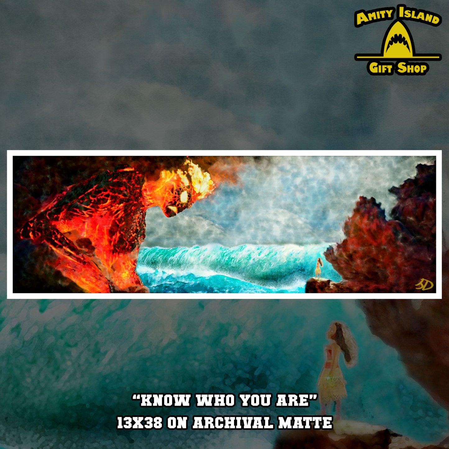 Know Who You Are - Moana Inspired Art Print