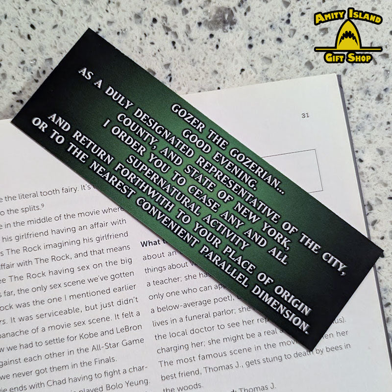 Monologue Marks - "Duly Designated" Speech from Ghostbusters