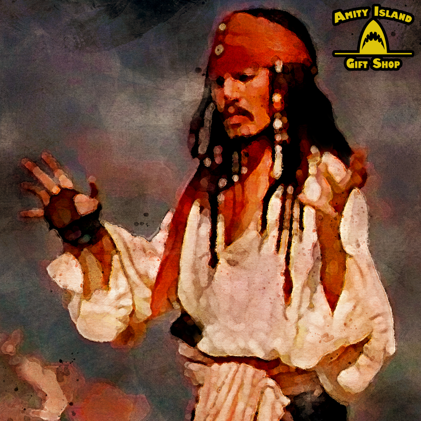 Why's the Rum Gone? - Pirates of the Caribbean Inspired Archival Matte Art Print