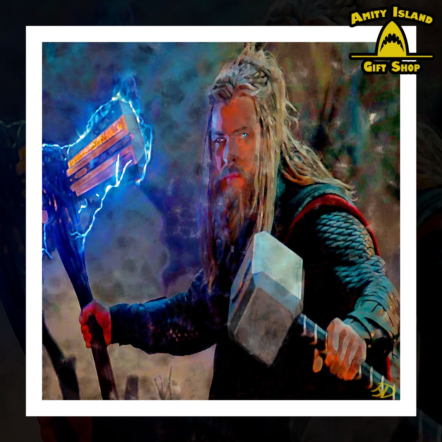 Round Three - Thor Endgame Inspired Art Print