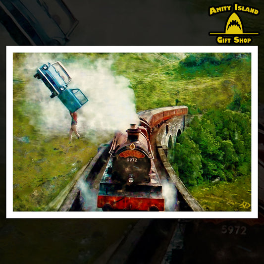 Running Late - Harry Potter Inspired 13x19 Art Print