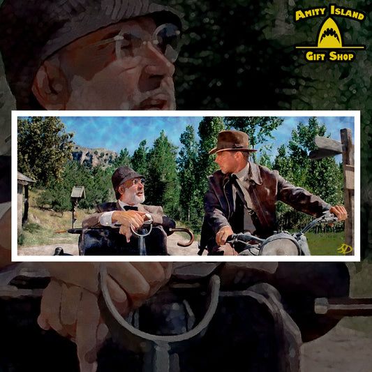 Somewhere in Germany - Indiana Jones and the Last Crusade Inspired Archival Matte Art Print