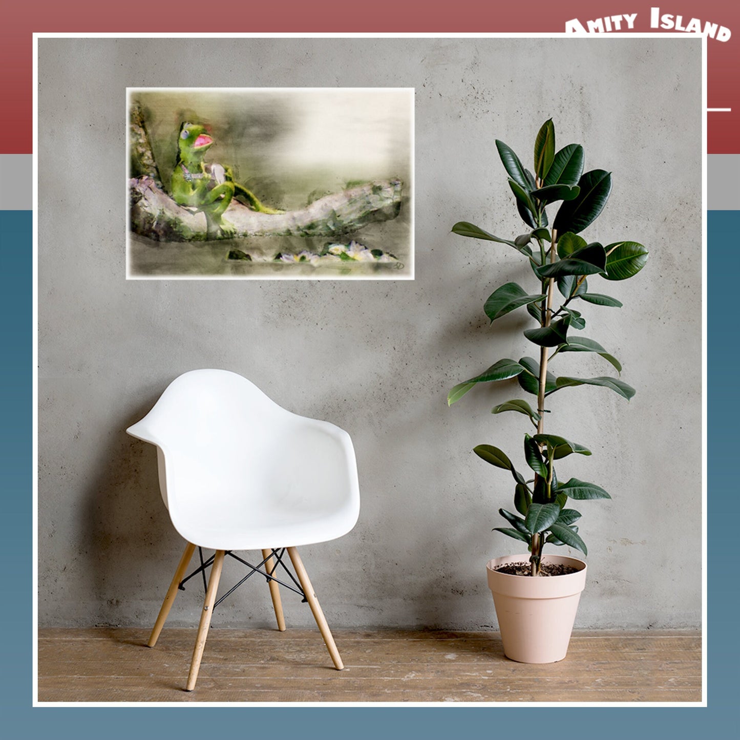 The Rainbow Connection - Muppets Inspired Art Print