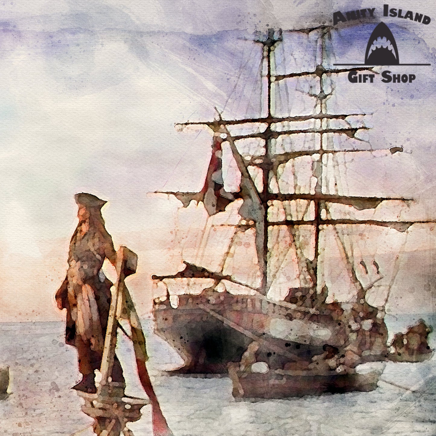 Free Parking - Pirates of the Caribbean Inspired Art Print