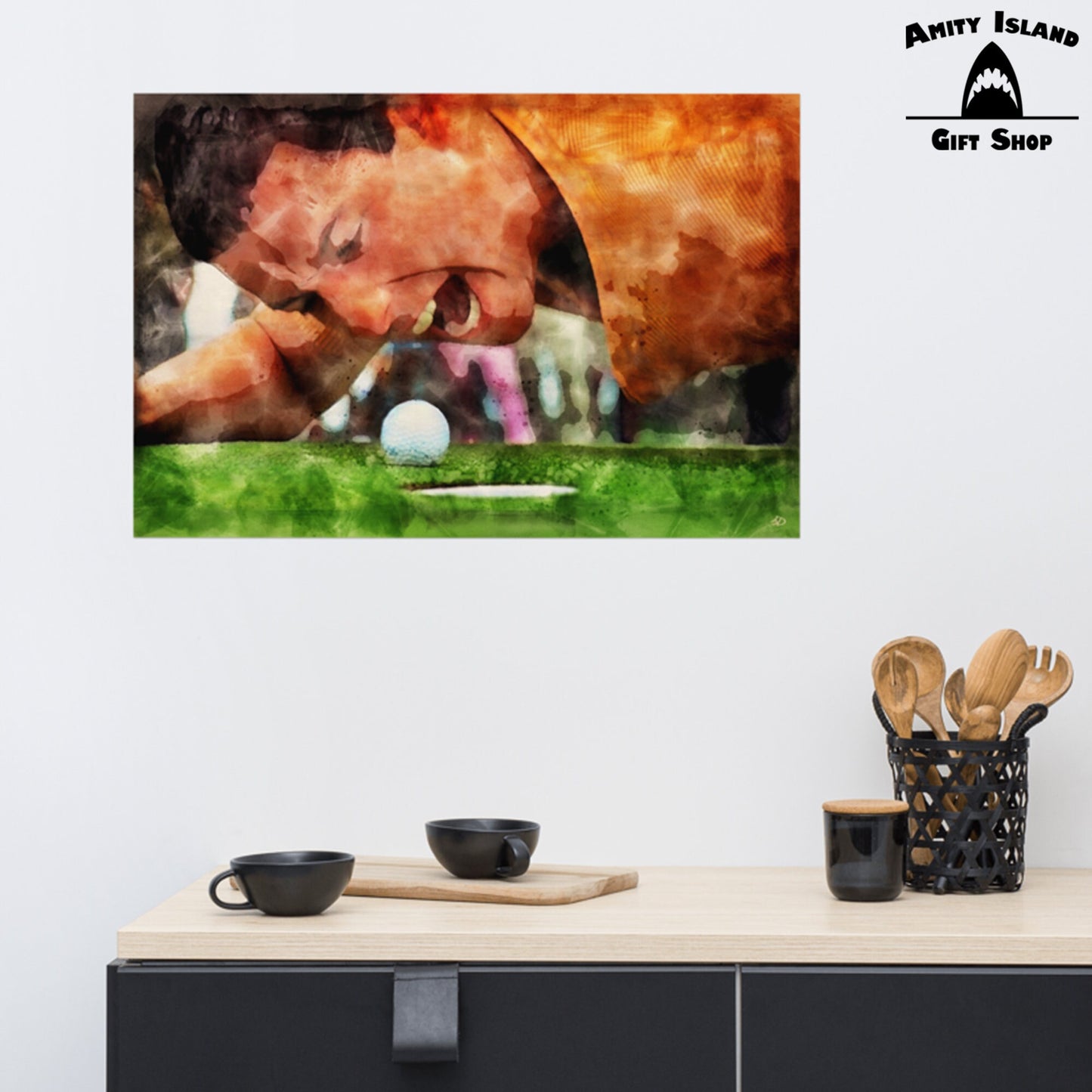 Answer Me - Happy Gilmore Inspired Art Print