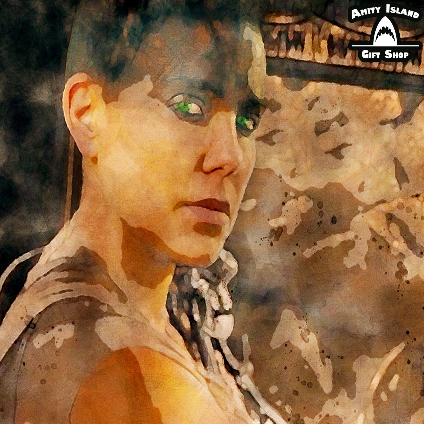 Mad Max / Furiosa - Heroes with Coffee / Coffee Artwork / Home Office Art Print / Man Cave Poster / Break Room Art
