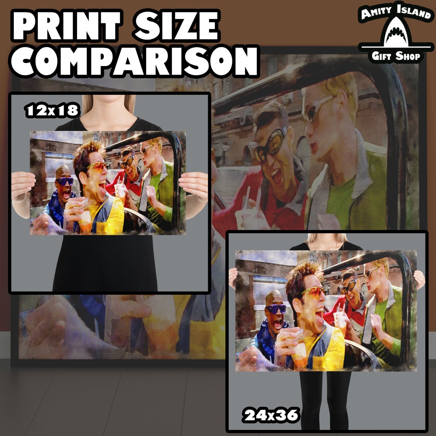 Orange Mocha Frappuccino - Zoolander Inspired Art Print
