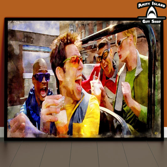 Orange Mocha Frappuccino - Zoolander Inspired Art Print