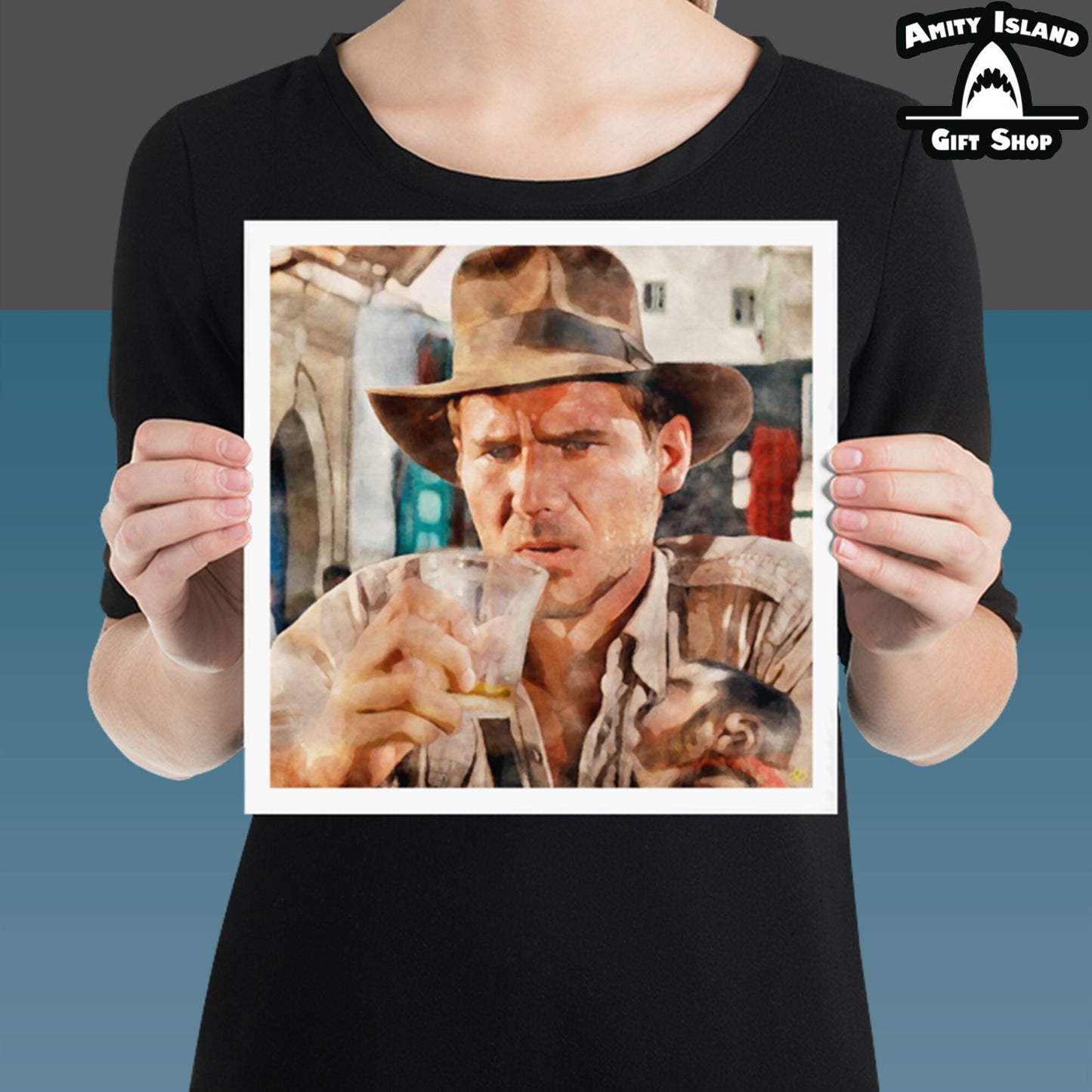 A Toast to Marion - Indiana Jones Inspired Art Print