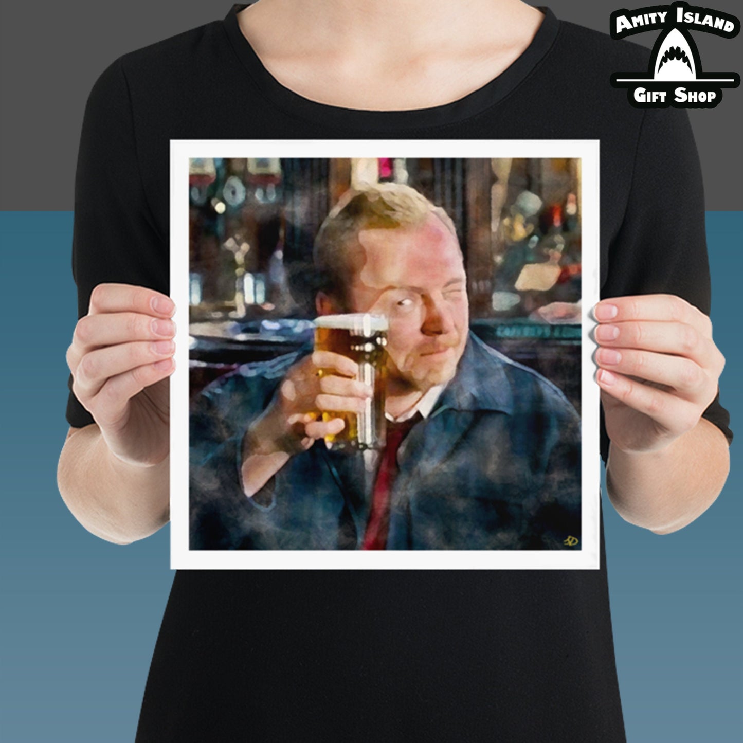 King of the Zombies - Shaun of the Dead Inspired Art Print