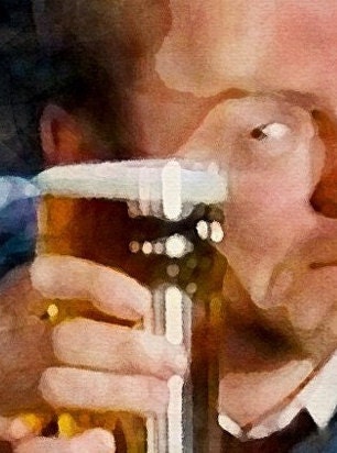 King of the Zombies - Shaun of the Dead Inspired Art Print