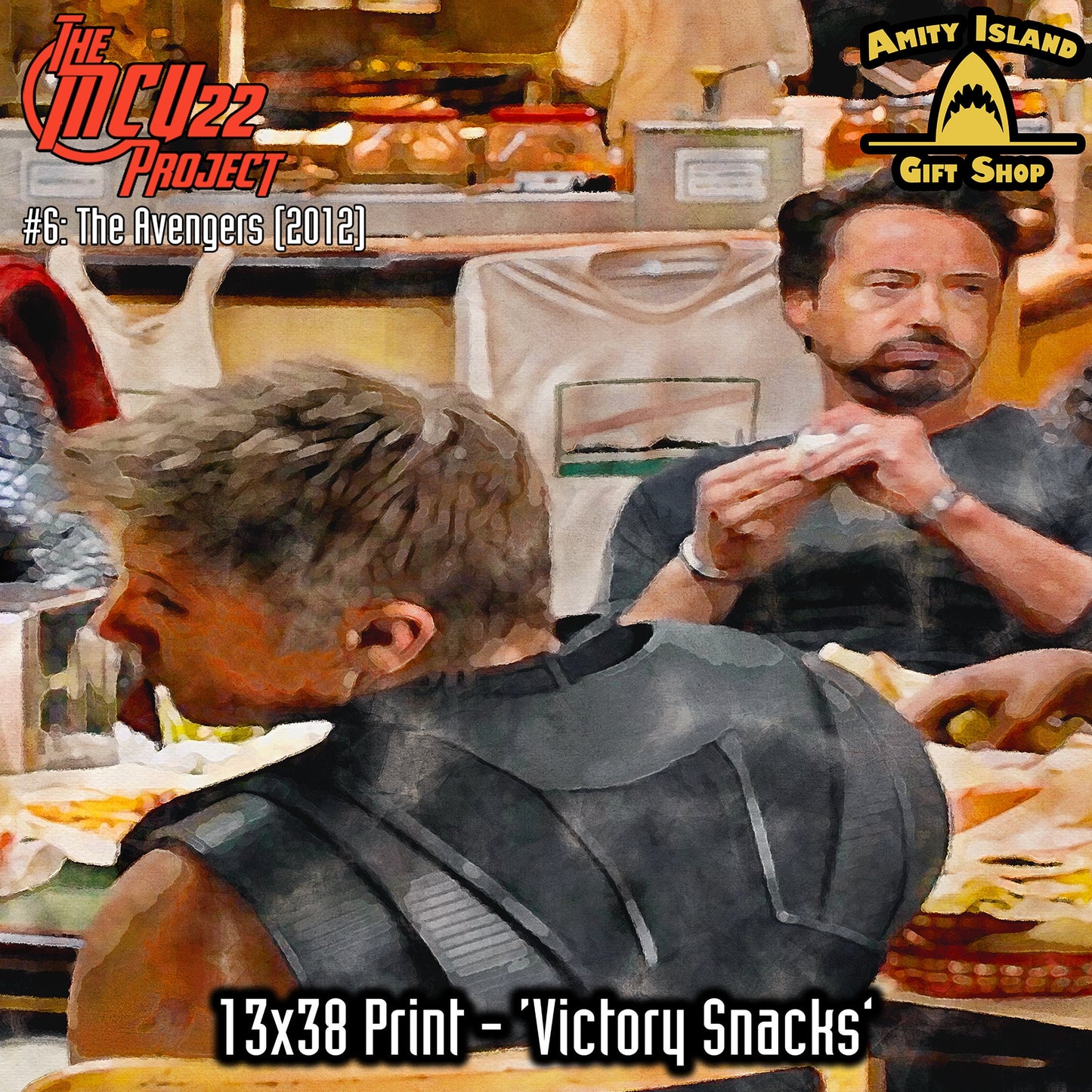 MCU22 - #6 Victory Snacks - 13x38 Art Print