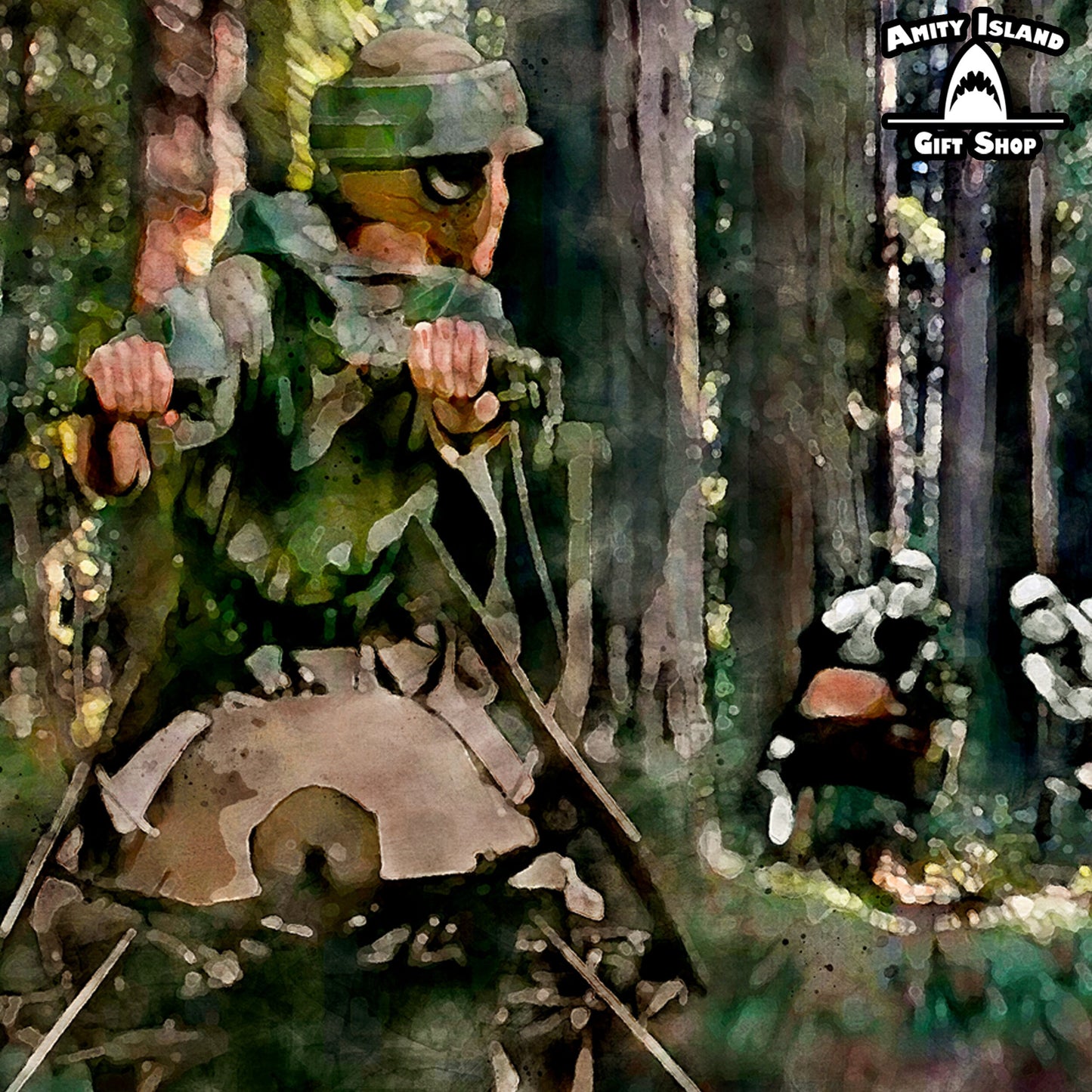 Endor Bike Club - Star Wars Return of the Jedi Inspired Artwork - 13x19 (A3+) Art Print - Archival Matte Print