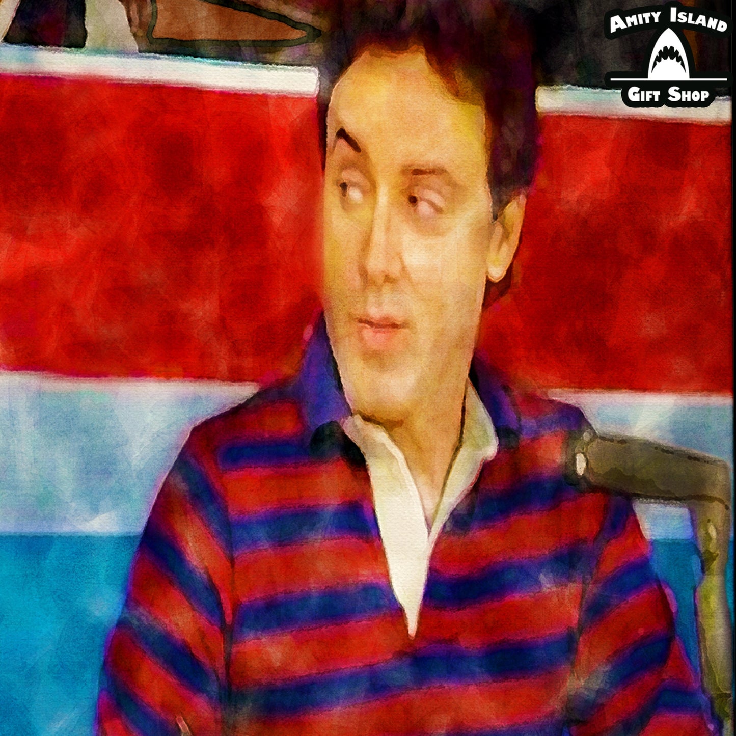 Just A Bit Outside - Major League Announcers Wall Print / Cleveland Guardians / Home Office Art Work / Baseball Fan Gift / Man Cave Poster