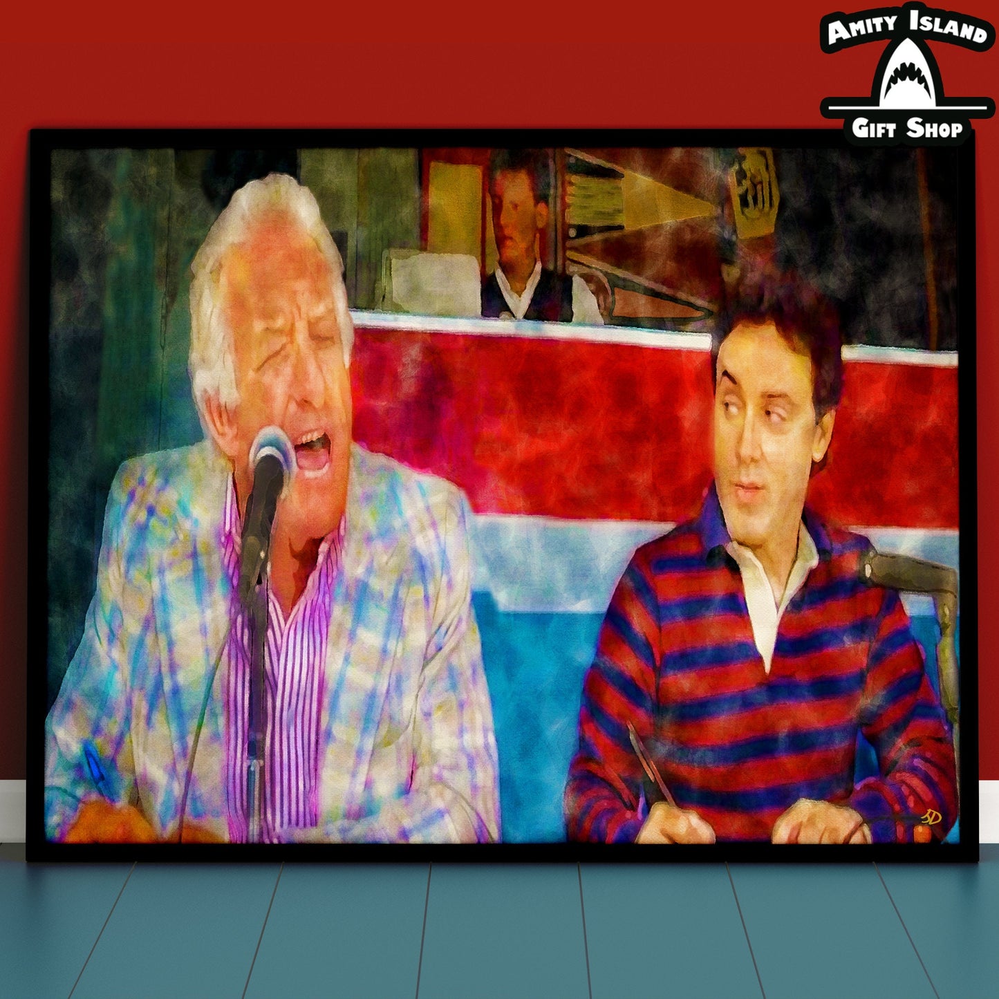 Just A Bit Outside - Major League Announcers Wall Print / Cleveland Guardians / Home Office Art Work / Baseball Fan Gift / Man Cave Poster