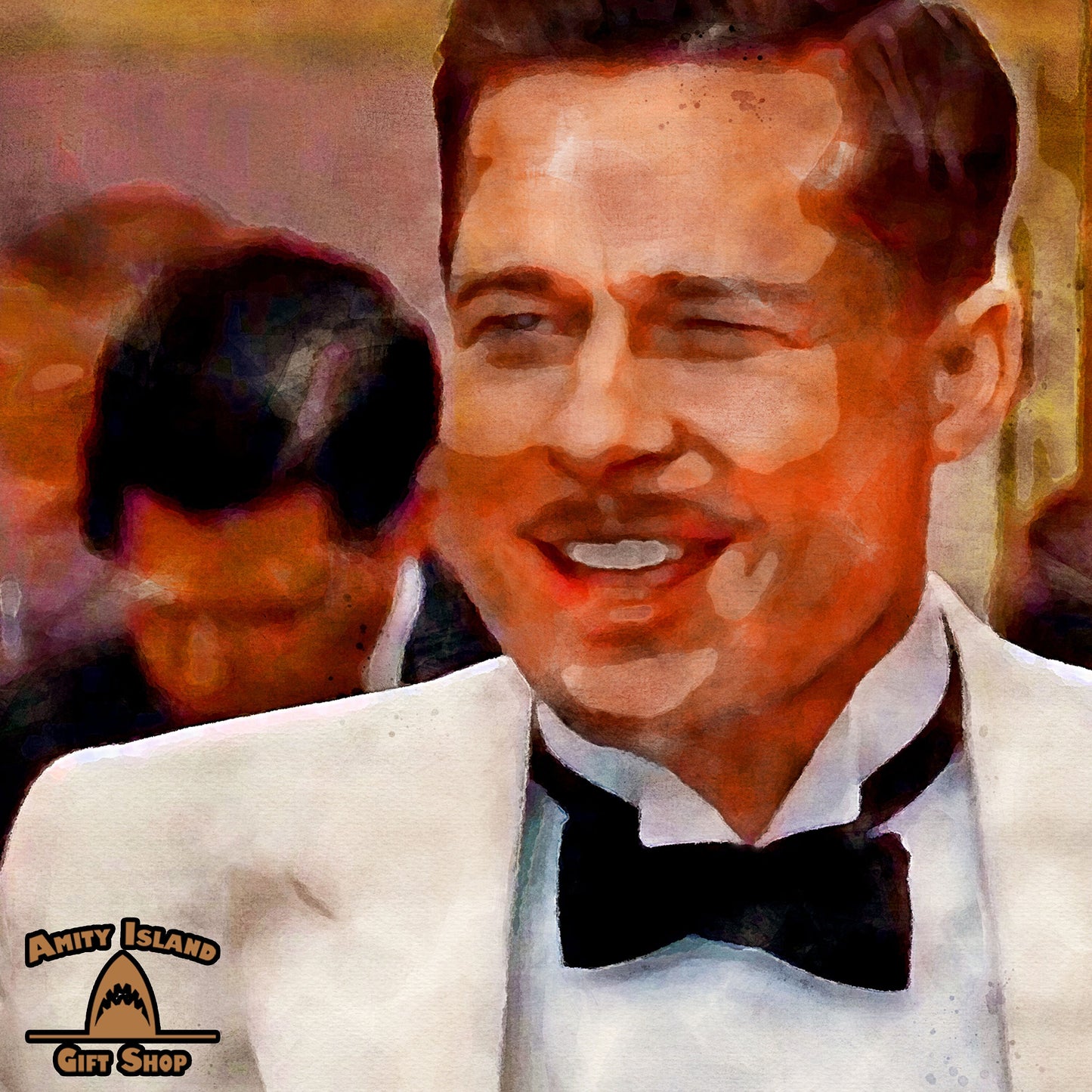 Buongiorno - Aldo Raine from Inglorious Basterds Inspired 12x12 Print - Brad Pitt - Tarantino Fan Gift
