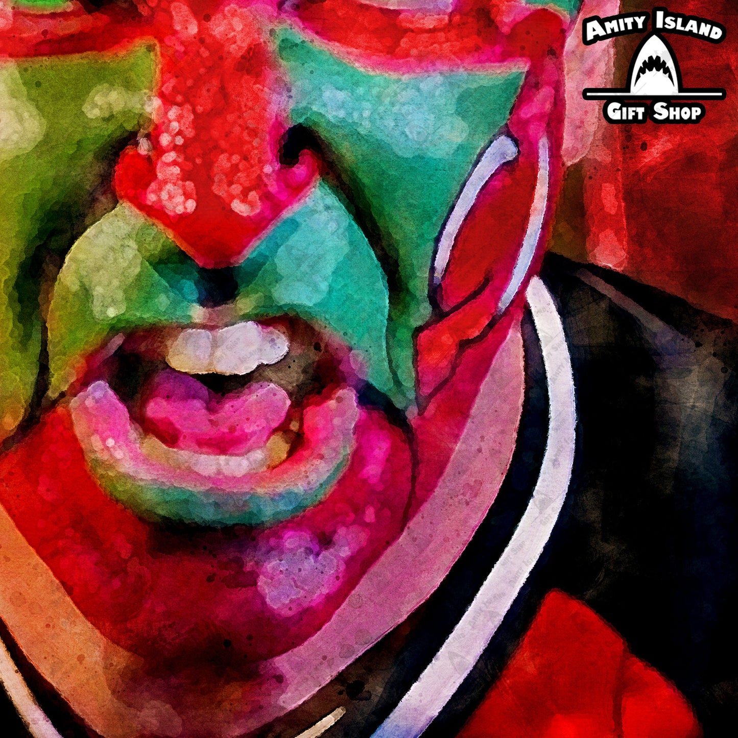 Support the Team - NJ Devils "Puddy in Face Paint" Art Print