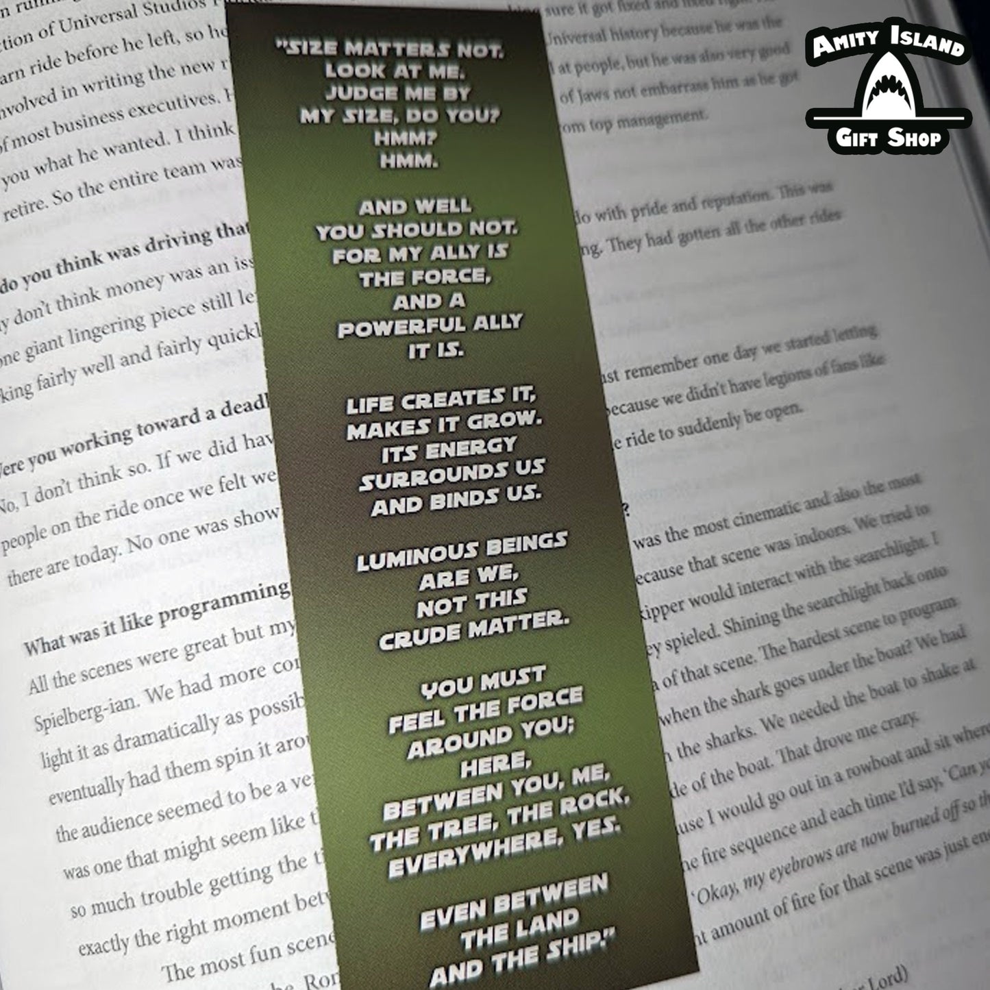 Monologue Marks - "Luminous Beings Are We" from Empire Strikes Back