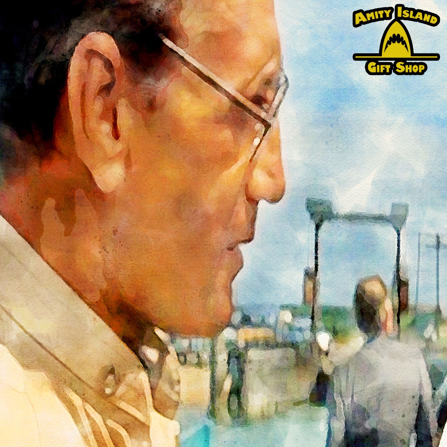 Yell Shark - Jaws Inspired Art Print