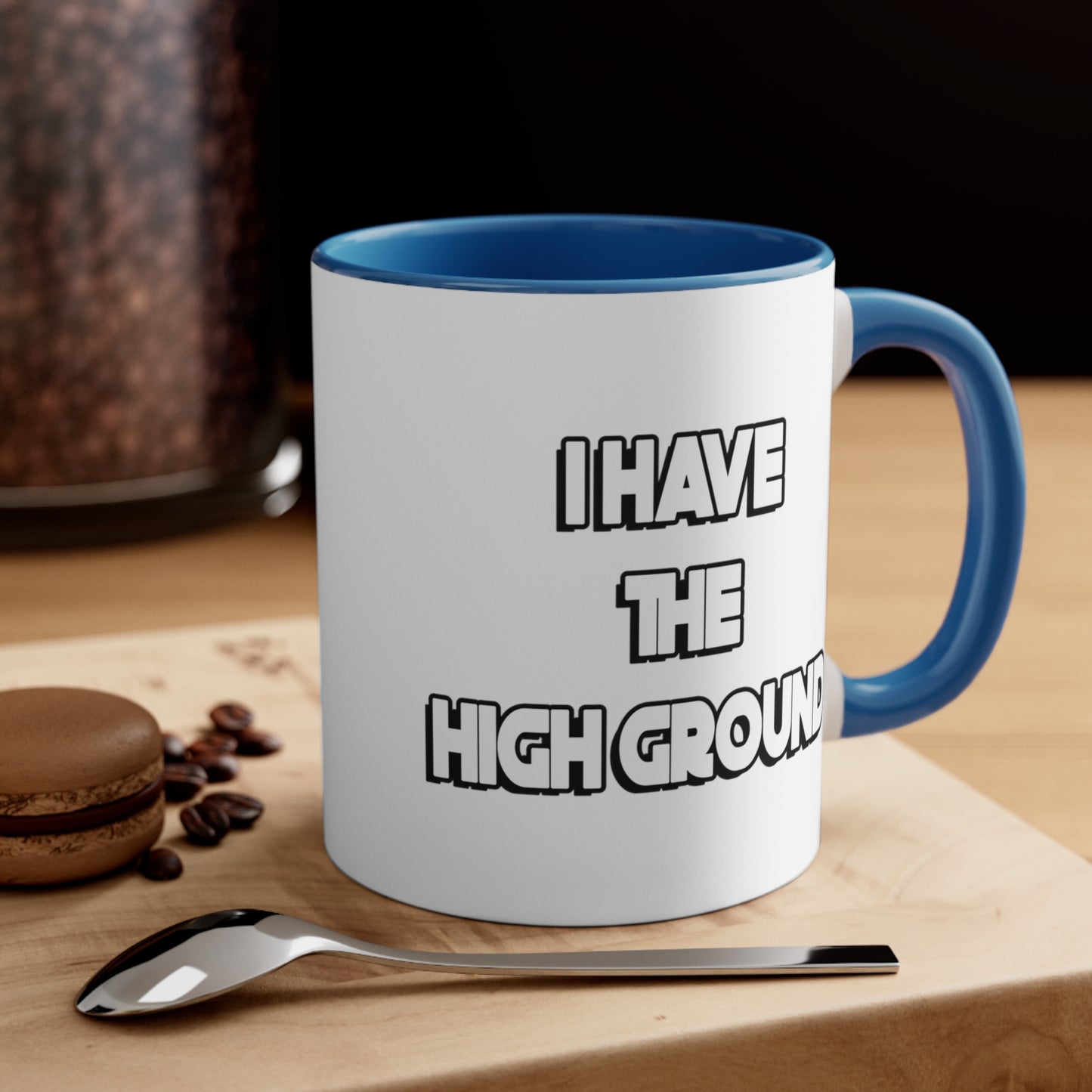 Star Wars - I Have the High Ground Coffee Mug - Obi-Wan Kenobi Mug - Blue