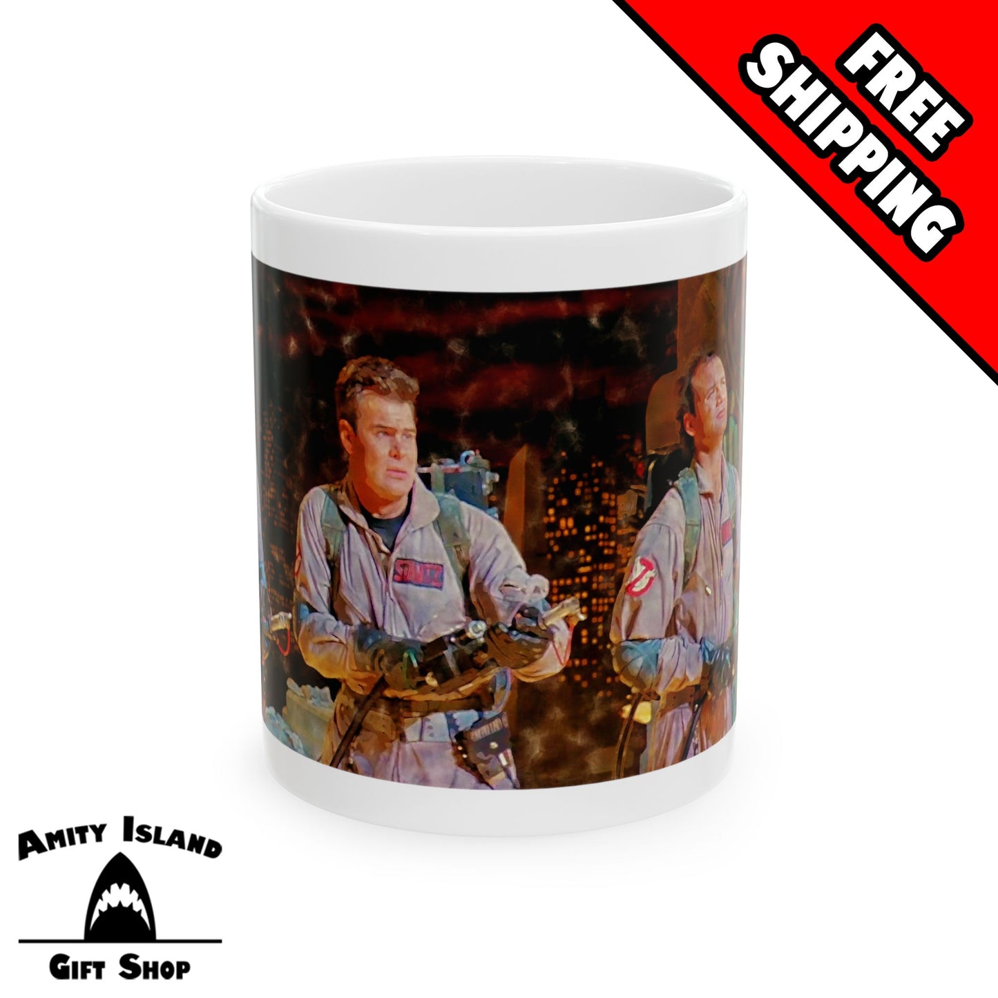 Cross the Streams - Ghostbusters Inspired 11 Oz Coffee Mug