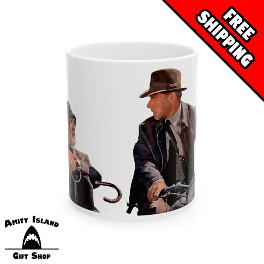 Last Crusade Inspired 11 oz Mug - Indiana Jones and Dr Jones Sidecar