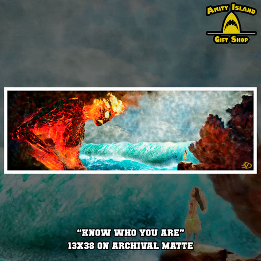 Know Who You Are - Moana Inspired 13x38 Art Print