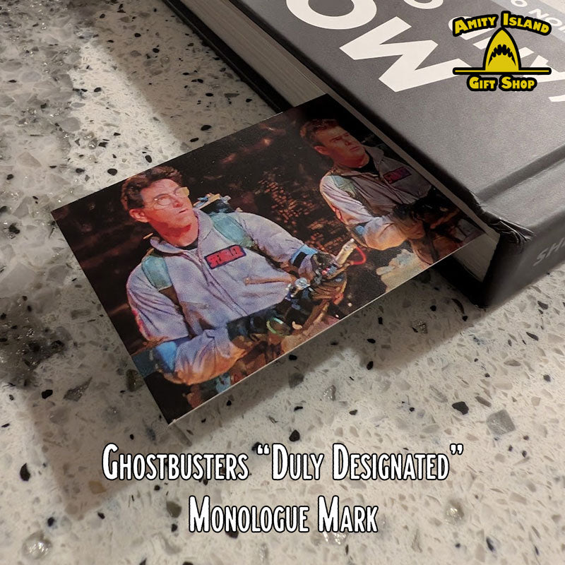 Monologue Marks - "Duly Designated" Speech from Ghostbusters