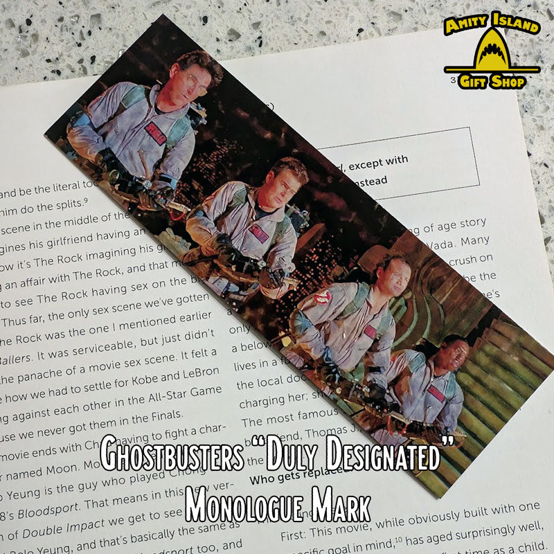 Monologue Marks - "Duly Designated" Speech from Ghostbusters