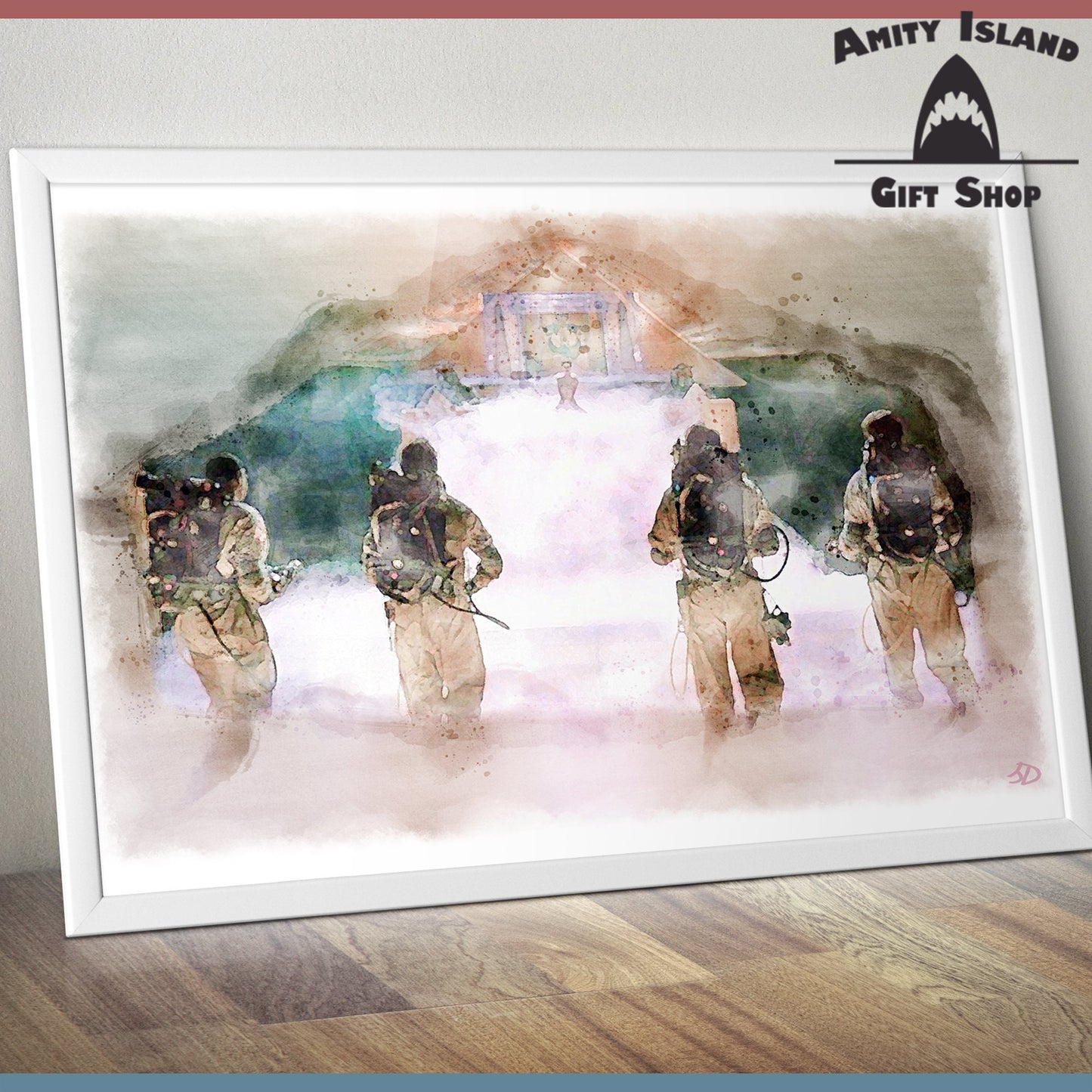 New York's Finest - Ghostbusters Inspired Art Print