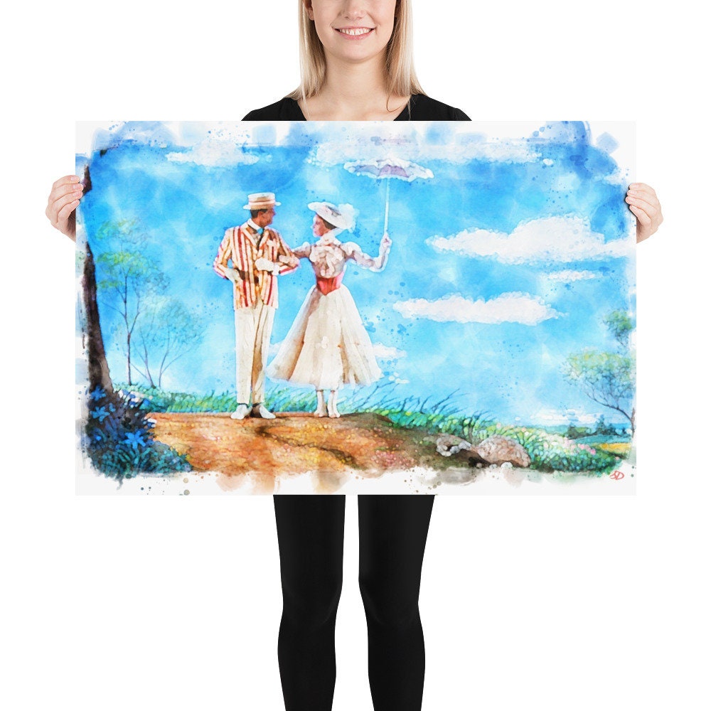 Jolly Holiday - Mary Poppins Inspired Art Print
